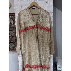 Agha Noor Women's Made In Pakistan Tunic‎  Dress. Size Medium